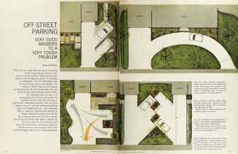 Better Homes & Gardens November 1964 Magazine Article: OFF-STREET PARKING