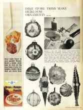 Better Homes & Gardens December 1964 Magazine Article: DIME STORE TRIMS MAKE HEIRLOOM ORNAMENTS