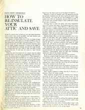 Better Homes & Gardens December 1964 Magazine Article: HOW TO RE-INSULATE YOUR ATTIC AND SAVE