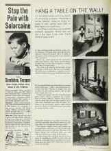Better Homes & Gardens March 1965 Magazine Article: HANG A TABLE ON THE WALL!