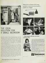 Better Homes & Gardens March 1965 Magazine Article: THE IDEAL SOLUTION FOR A SMALL BEDROOM