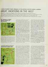 Better Homes & Gardens March 1965 Magazine Article: GREAT VACATIONS IN THE WEST
