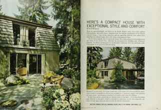 Better Homes & Gardens March 1965 Magazine Article: HERE'S A COMPACT HOUSE WITH EXCEPTIONAL STYLE AND COMFORT