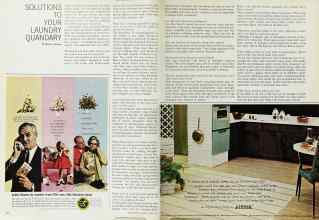 Better Homes & Gardens March 1965 Magazine Article: SOLUTIONS TO YOUR LAUNDRY QUANDARY