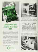 Better Homes & Gardens April 1965 Magazine Article: A LAUNDRY-HOBBY AREA--IN A VERY SMALL SPACE