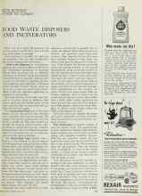 Better Homes & Gardens April 1965 Magazine Article: FOOD WASTE DISPOSERS AND INCINERATORS
