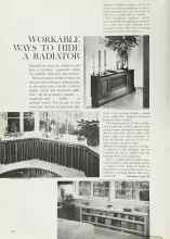 Better Homes & Gardens April 1965 Magazine Article: WORKABLE WAYS TO HIDE A RADIATOR
