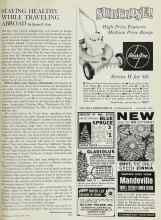 Better Homes & Gardens April 1965 Magazine Article: STAYING HEALTHY WHILE TRAVELING ABROAD