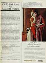 Better Homes & Gardens May 1965 Magazine Article: HOW TO ORDER PLANS FOR HOUSES AND PROJECTS