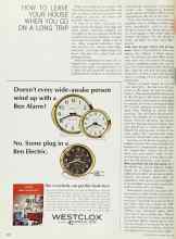 Better Homes & Gardens May 1965 Magazine Article: HOW TO LEAVE YOUR HOUSE WHEN YOU GO ON A LONG TRIP