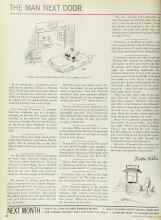 Better Homes & Gardens May 1965 Magazine Article: THE MAN NEXT DOOR