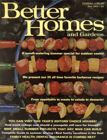 Better Homes & Gardens June 1965 Magazine Cover