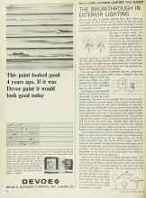 Better Homes & Gardens June 1965 Magazine Article: THE BREAKTHROUGH IN EXTERIOR LIGHTING