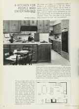 Better Homes & Gardens June 1965 Magazine Article: A KITCHEN FOR PEOPLE WHO ENTERTAIN BIG!