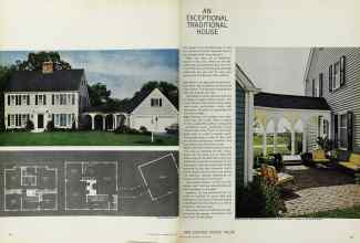 Better Homes & Gardens June 1965 Magazine Article: AN EXCEPTIONAL TRADITIONAL HOUSE