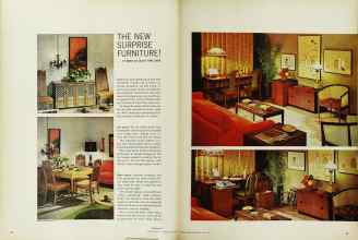 Better Homes & Gardens June 1965 Magazine Article: THE NEW SURPRISE FURNITURE! ...IT DOES AT LEAST TWO JOBS