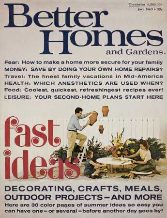 Archive of Better Homes & Gardens for 1965