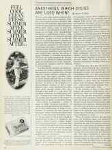 Better Homes & Gardens July 1965 Magazine Article: ANESTHESIA: WHICH DRUGS ARE USED WHEN?