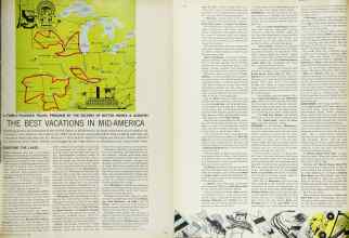 Better Homes & Gardens July 1965 Magazine Article: THE BEST VACATIONS IN MID-AMERICA