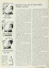 Better Homes & Gardens August 1965 Magazine Article: SHOULD YOU LET A TEEN-AGER TRAVEL ALONE?