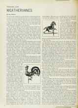 Better Homes & Gardens August 1965 Magazine Article: WEATHERVANES