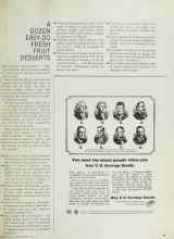 Better Homes & Gardens August 1965 Magazine Article: A DOZEN EASY-DO FRESH FRUIT DESSERTS