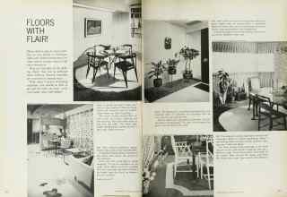 Better Homes & Gardens August 1965 Magazine Article: FLOORS WITH FLAIR!