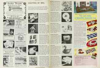 Better Homes & Gardens September 1965 Magazine Article: SHOPPING BY MAIL