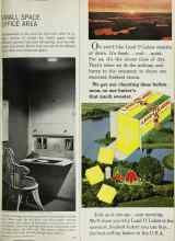 Better Homes & Gardens October 1965 Magazine Article: SMALL SPACE OFFICE AREA