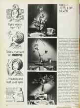 Better Homes & Gardens October 1965 Magazine Article: FRESH USES FOR SILVER