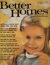 Better Homes & Gardens November 1965 Magazine Cover