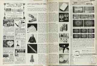 Better Homes & Gardens November 1965 Magazine Article: GIFT SHOPPING BY MAIL