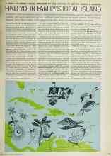 Better Homes & Gardens December 1965 Magazine Article: FIND YOUR FAMILY'S IDEAL ISLAND