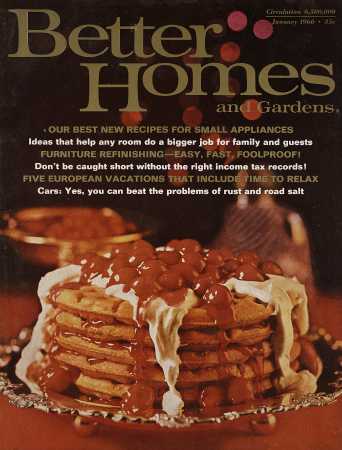 Better Homes & Gardens January 1966 Magazine Cover