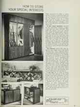Better Homes & Gardens January 1966 Magazine Article: HOW TO STORE YOUR SPECIAL INTERESTS