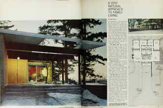 Better Homes & Gardens January 1966 Magazine Article: A VERY NATURAL APPROACH TO FAMILY LIVING