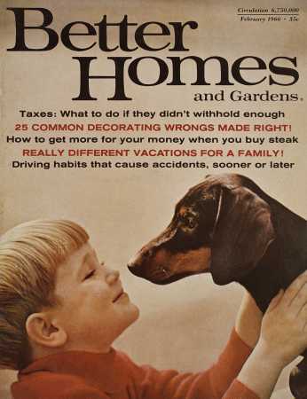 Better Homes & Gardens February 1966 Magazine Cover