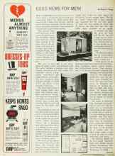 Better Homes & Gardens March 1966 Magazine Article: GOOD NEWS FOR MEN!