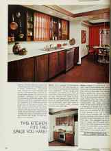 Better Homes & Gardens May 1966 Magazine Article: THIS KITCHEN FITS THE SPACE YOU HAVE!