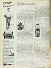 Better Homes & Gardens May 1966 Magazine Article: KEROSENE LANTERNS