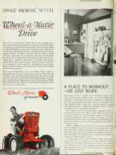 Better Homes & Gardens May 1966 Magazine Article: A PLACE TO WORKOUT--OR JUST WORK