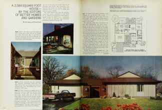 Better Homes & Gardens May 1966 Magazine Article: A 2,084-SQUARE-FOOT HOUSE--BY THE EDITORS OF BETTER HOMES AND GARDENS