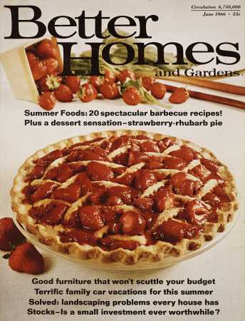 Better Homes & Gardens June 1966 Magazine Cover