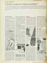 Better Homes & Gardens June 1966 Magazine Article: A GUIDE TO GARDEN POWER EQUIPMENT