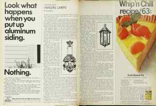 Better Homes & Gardens June 1966 Magazine Article: HANGING LAMPS