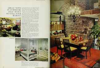 Better Homes & Gardens June 1966 Magazine Article: GREAT NEWS IN FURNITURE THAT WON'T SCUTTLE YOUR BUDGET!