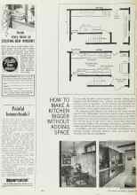 Better Homes & Gardens September 1966 Magazine Article: HOW TO MAKE A KITCHEN BIGGER WITHOUT ADDING SPACE