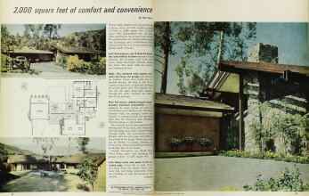 Better Homes & Gardens September 1966 Magazine Article: 2,000 square feet of comfort and convenience