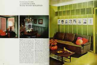 Better Homes & Gardens September 1966 Magazine Article: A CUSTOM LOOK WITH WOOD MOLDINGS