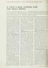 Better Homes & Gardens October 1966 Magazine Article: IS THERE A BASIC SPENDING PLAN THAT REALLY WORKS?